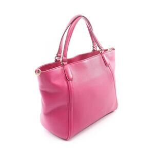 Gucci Handbag Soho Pink Leather Interlocking GG Pink